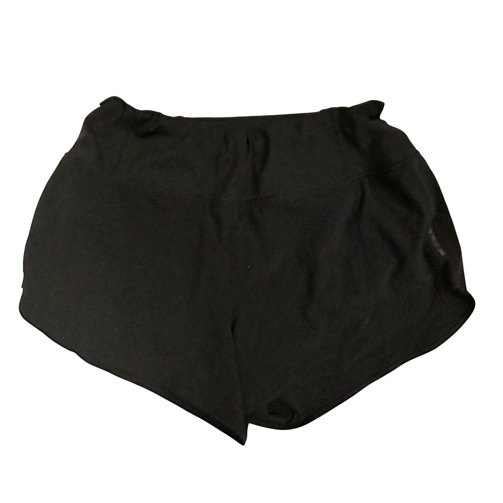 Athleta Black Stetchy Short Athletic Shorts with Pockets Elastic Waist Size M
